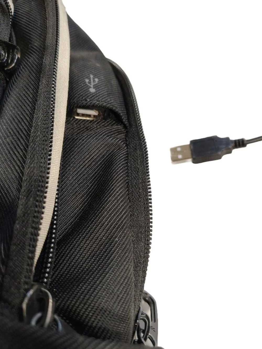 Black & Gray High-Tech High Sierra Branded Electronic Based Utility Backpack